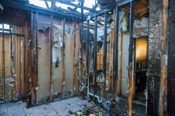 Professional Emergency Fire Cleanup technician working in Hoback, WY